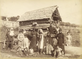 Maori Kaik - Akoroa, c.1884